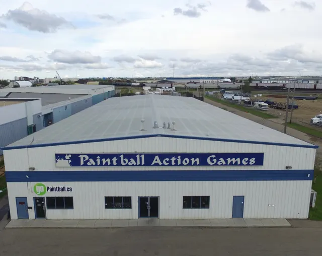 Paintball Action Games Edmonton — image from the venue website